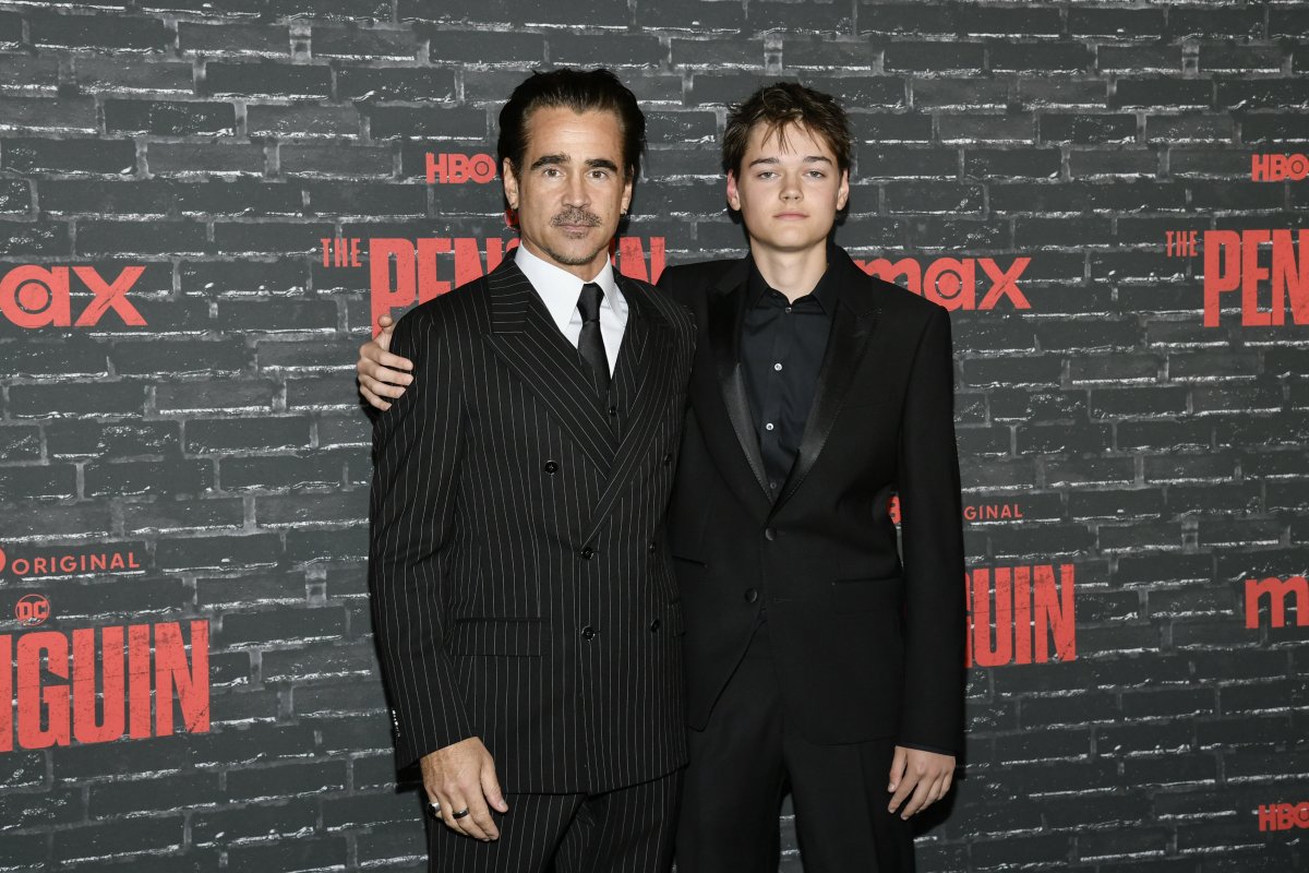 Colin Farrell, a jeho syn Henry