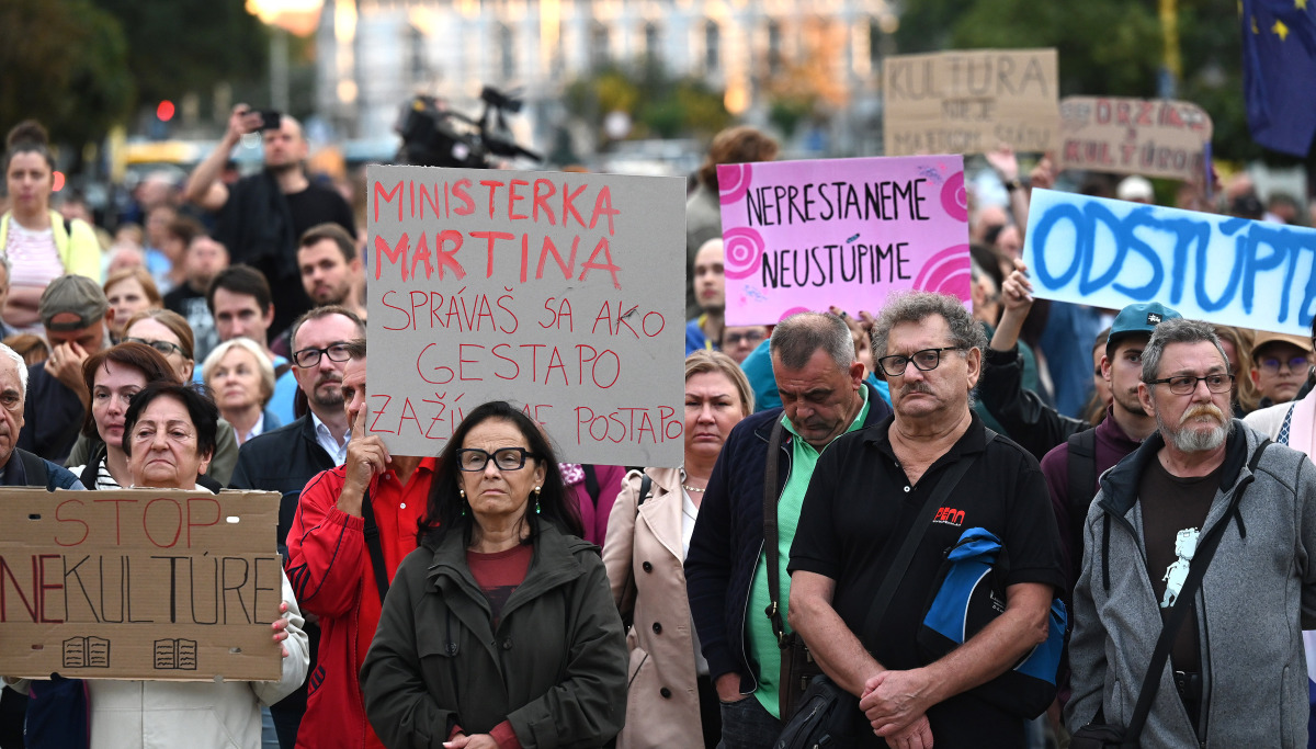 KOŠICE: Podpora Kultúrneho štrajku, protest