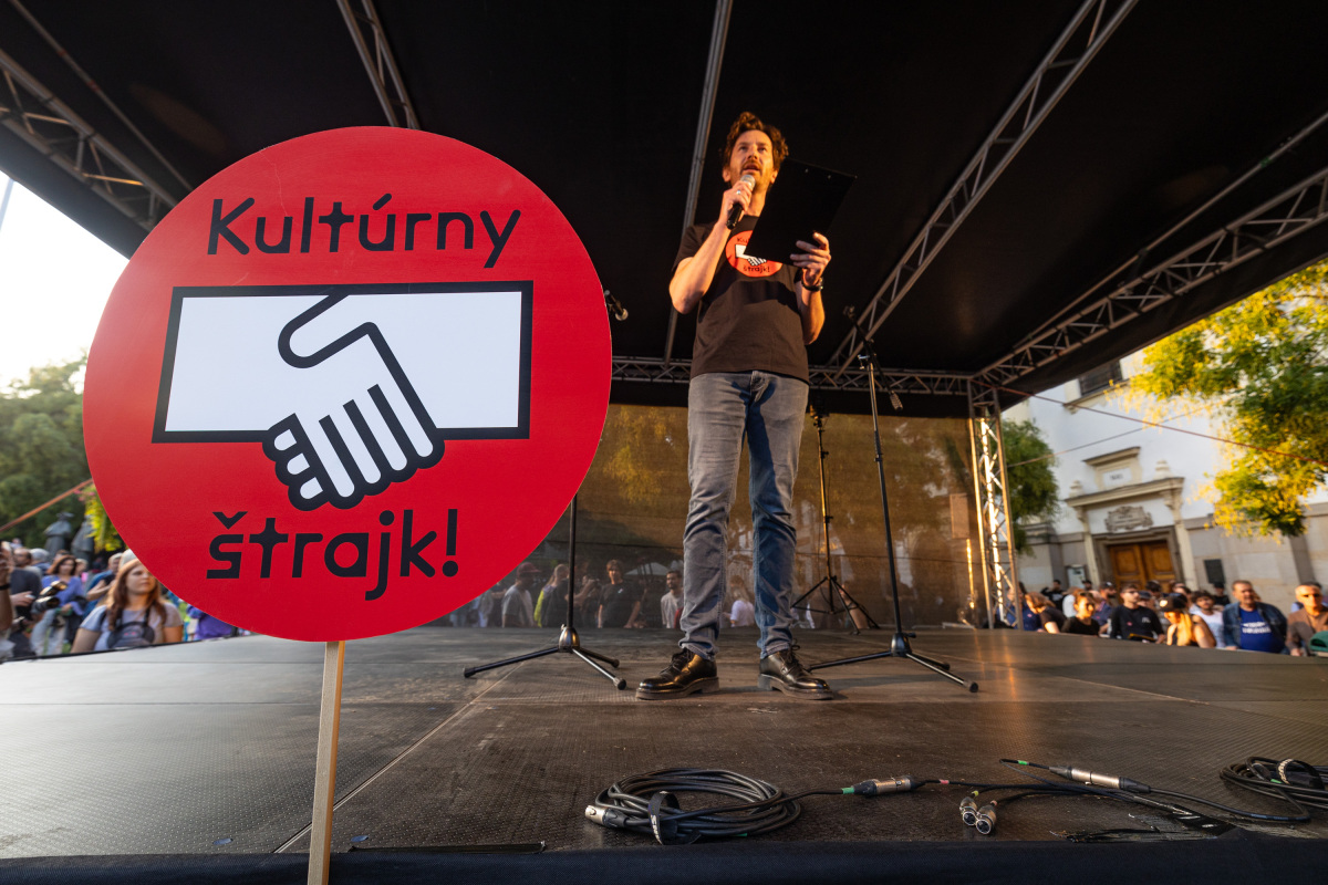PROTEST: Na podporu Kultúrneho štrajku
