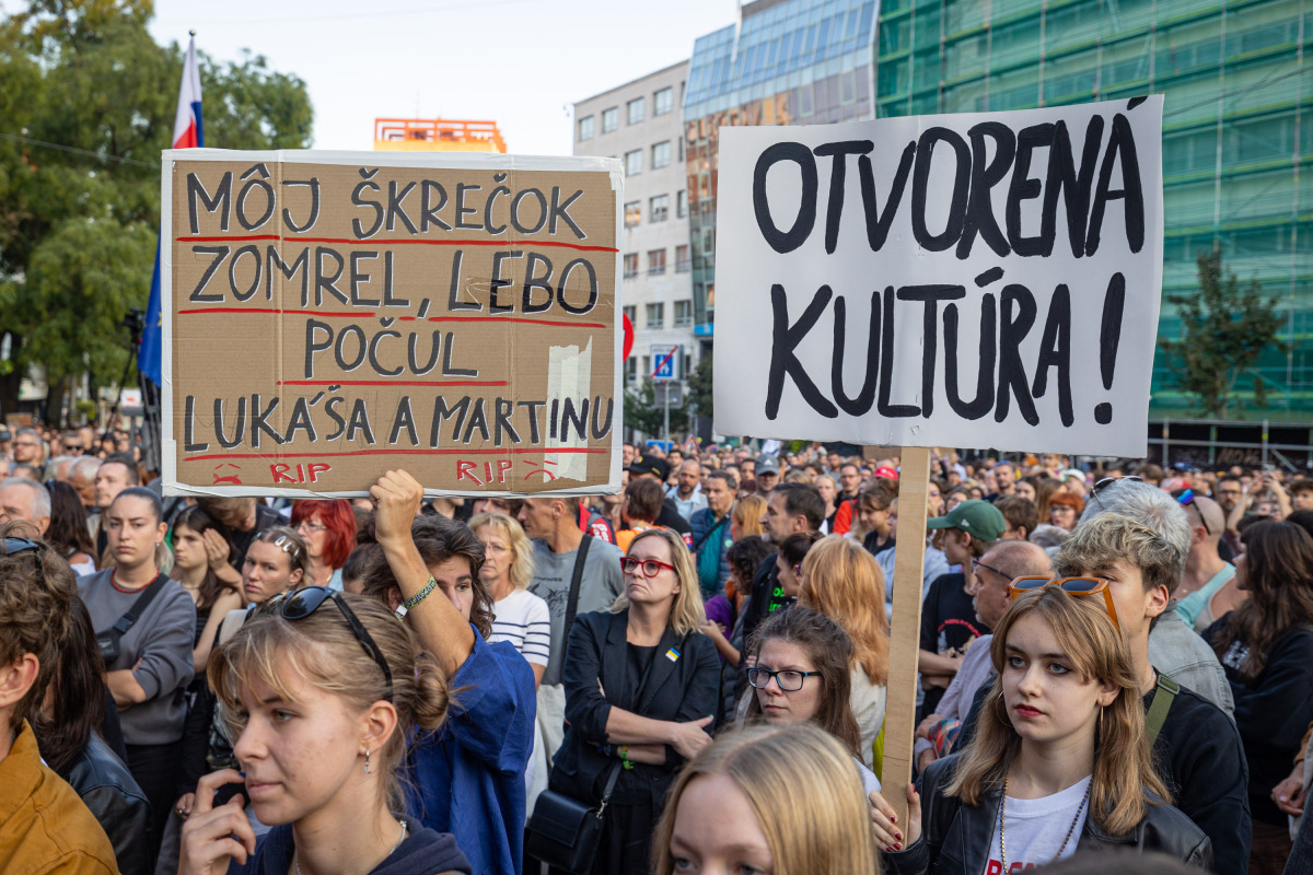 PROTEST: Na podporu Kultúrneho štrajku