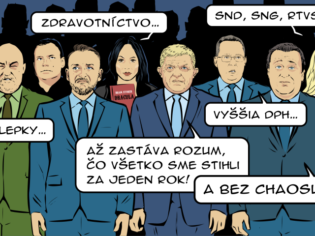 Karikatura Gasparec vlada
