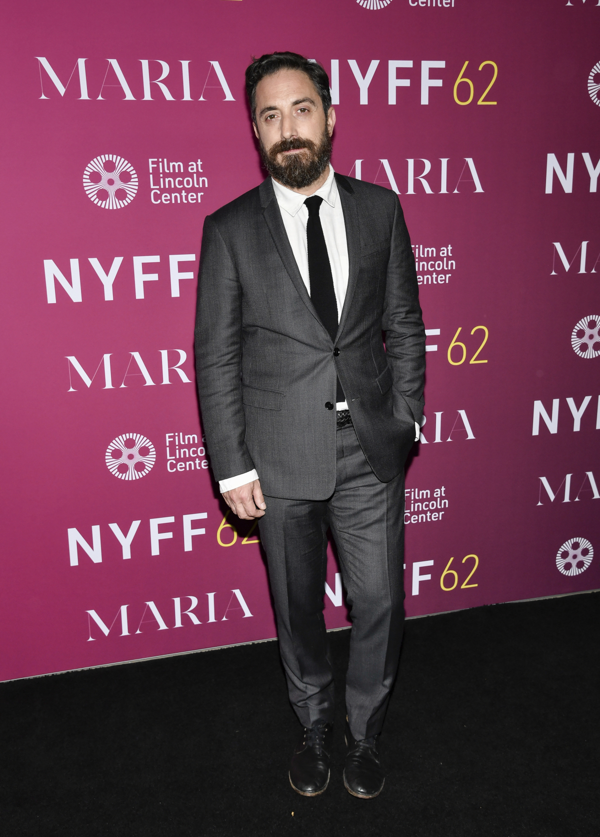 Režisér Pablo Larraín na slávnostnej premiére filmu Maria.