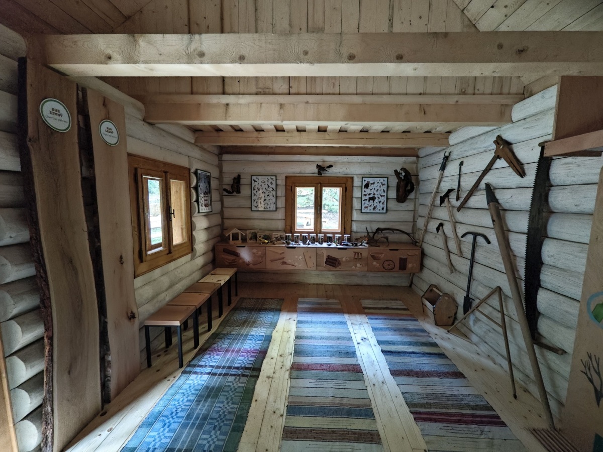interiér, lesná škola, Čutkovská dolina