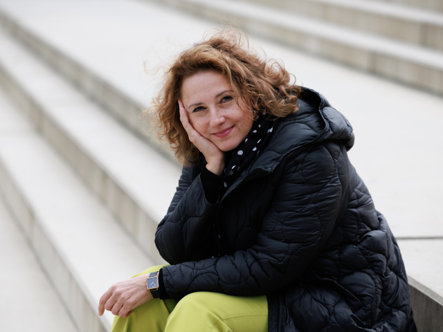 Herečka Zuzana Mauréry. 