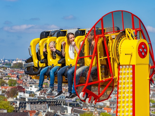 zábavný park, kolotoč, adrenalín