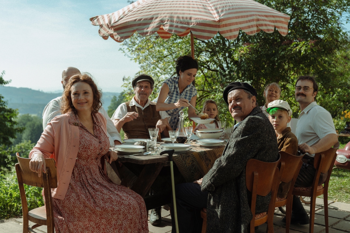 Zuzana Mauréry na zábere z filmu Koniec sveta