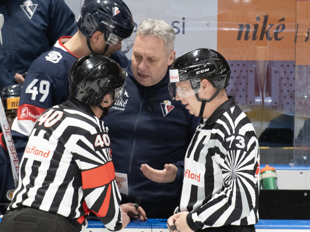 SR hokej extraliga TEL 35. kolo Slovan Košice BAX
