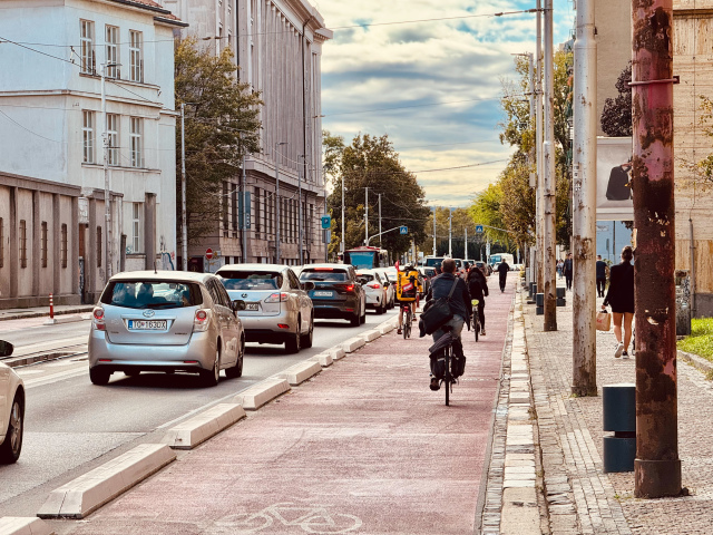 Vajanského nábrežie, cyklopruhy, cyklotrasa, Matúš Vallo, Bratislava