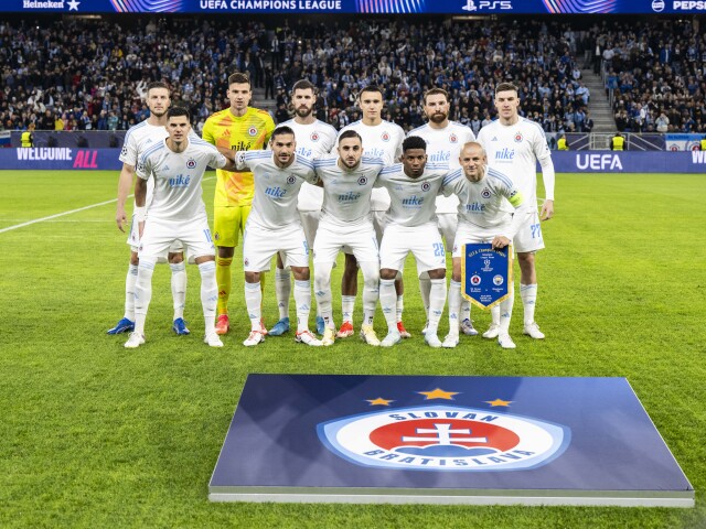 SR Bratislava šport futbal LM 2. kolo Slovan