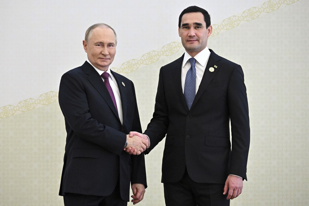 Serdar Berdimuhamedow / Vladimir Putin /