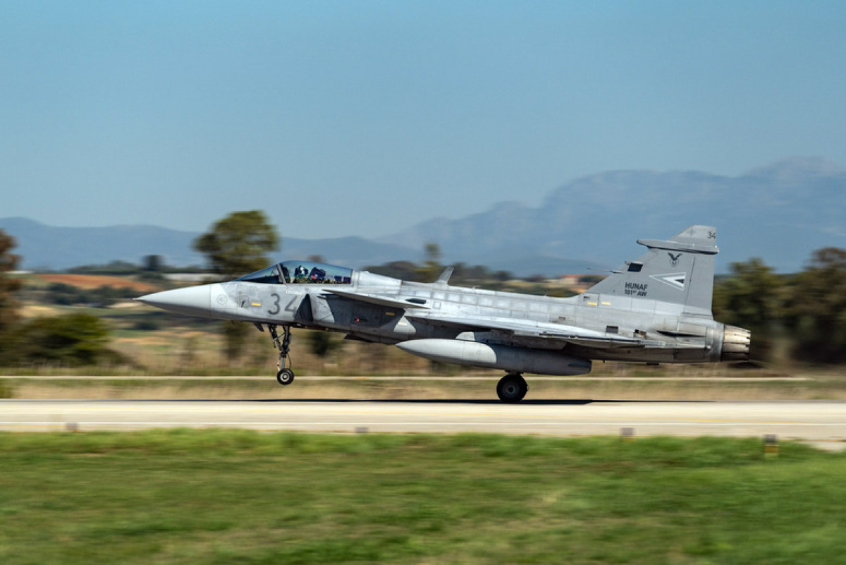 Stíhačka Gripen maďarských vzdušných síl