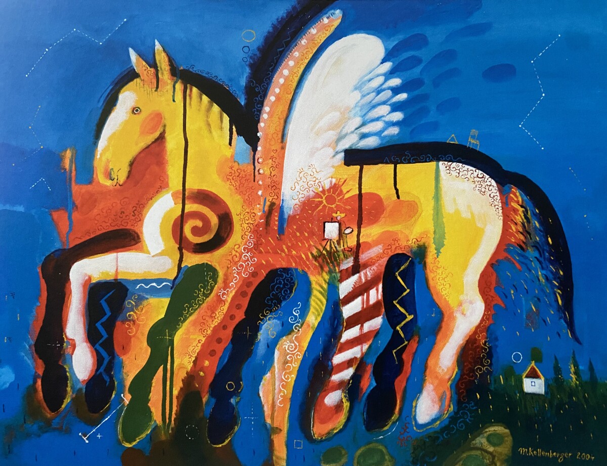 Martin Kellenberger výstava Na krídlach Pegasa