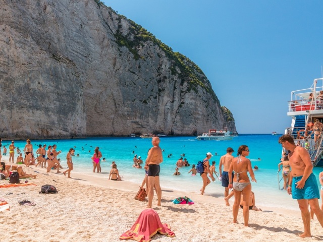 Zakynthos, Grécko, Navagio, pláž, more, leto, cestovanie, dovolenka