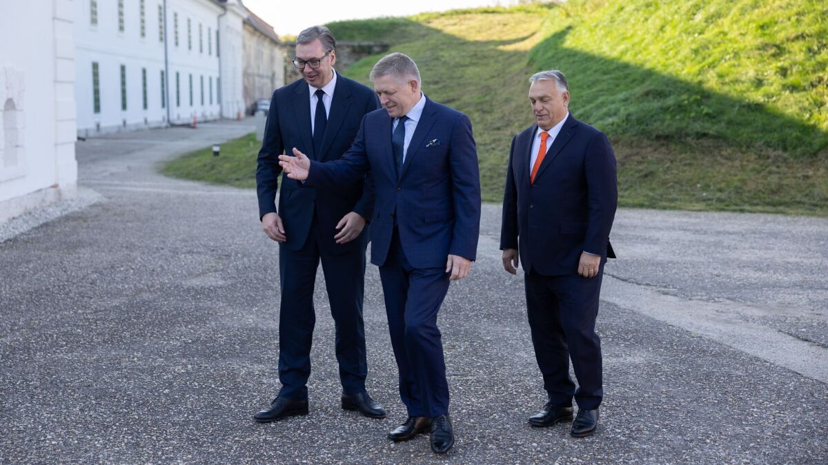 Robert Fico, Viktor Orbán, Vučič