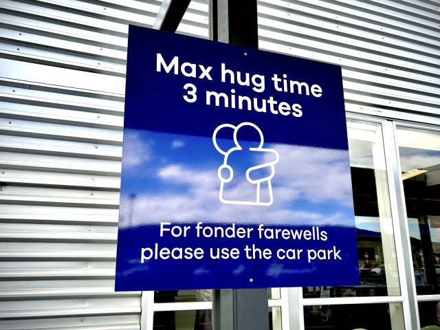 New Zealand Airport Hugs