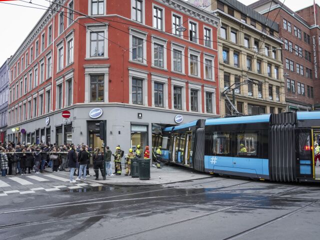 oslo, električka, nehoda