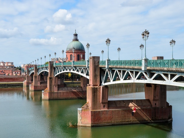 Toulouse, most, Francúzsko, rieka,