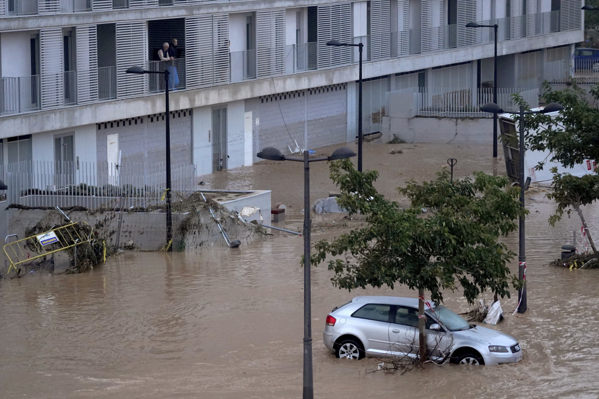 záplavy, valencia, povodne