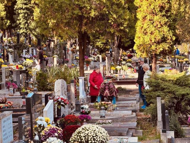 cintorín dušičky