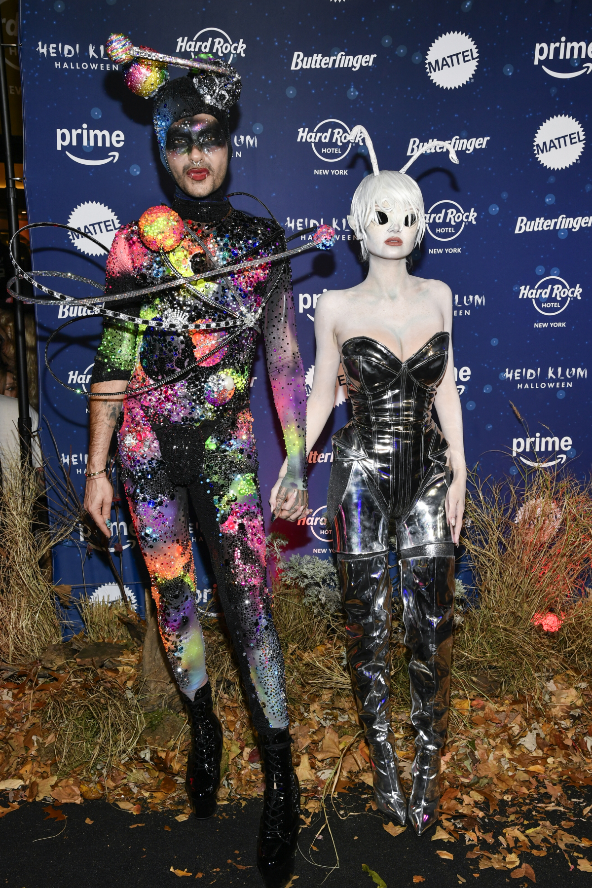 Bill Kaulitz (vľavo) a Leni Olumi Klum