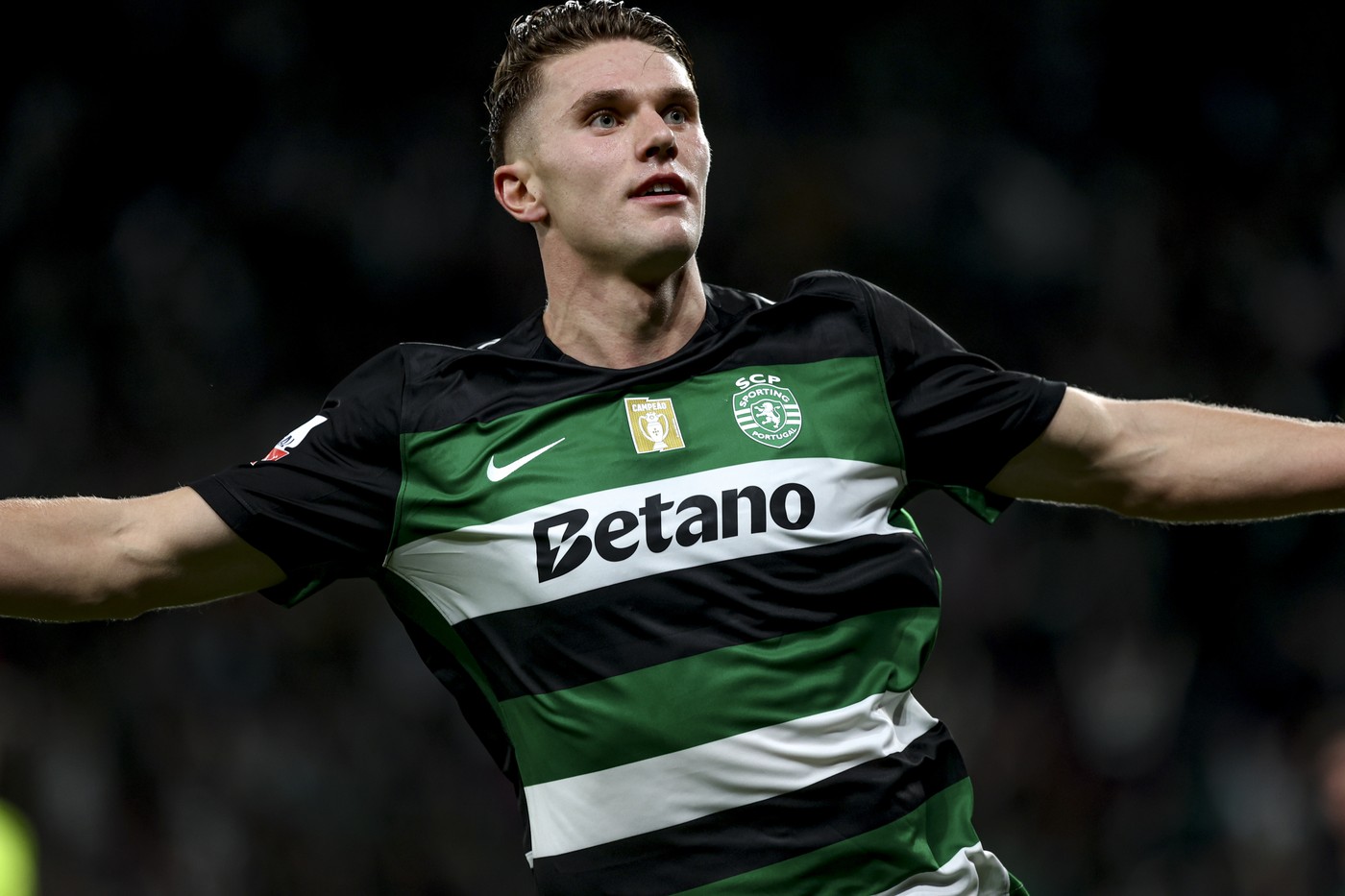 Viktor Gyökeres strelil v tejto sezóne už 20 gólov v 14 zápasoch vo všetkých súťažiach.