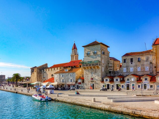 Trogir, Chorvátsko, more, dovolenka, cestovanie