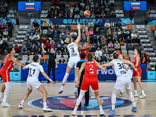 SR Basketbal ženy ME kval. Turecko BAX