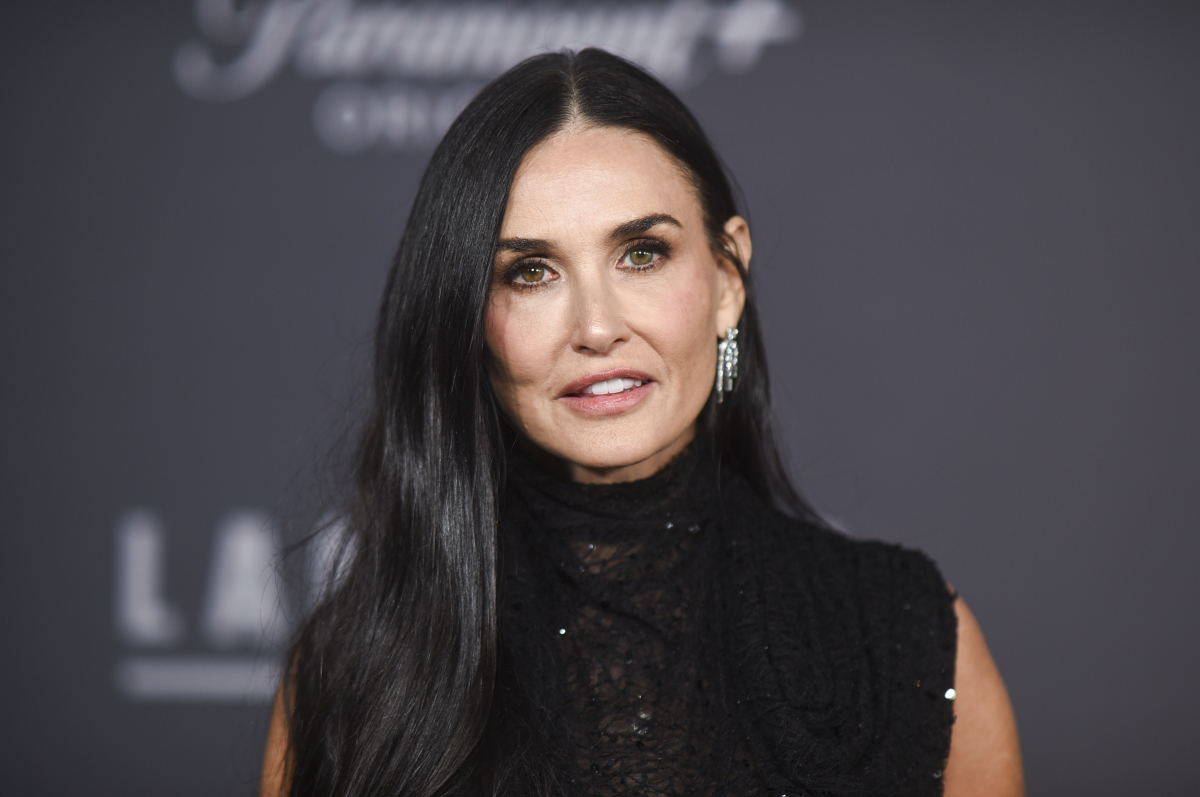 Demi Moore na slávnostnej premiére seriálu Landman