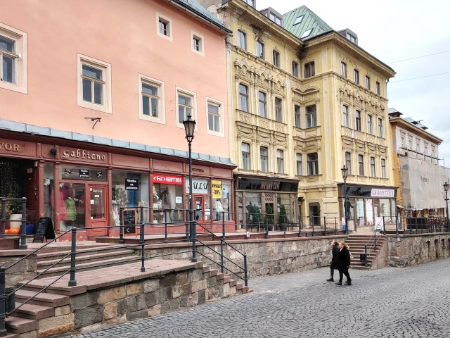 trotuár, Banská Štiavnica