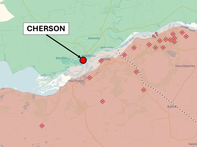 CHERSON, situácia k 14. novembru 2024