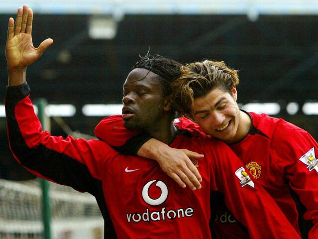 Louis Saha, Cristiano Ronaldo