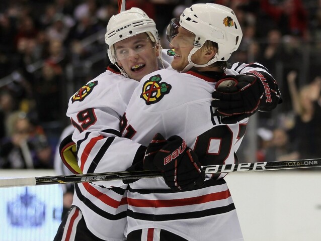 Jonathan Toews, Marián Hossa