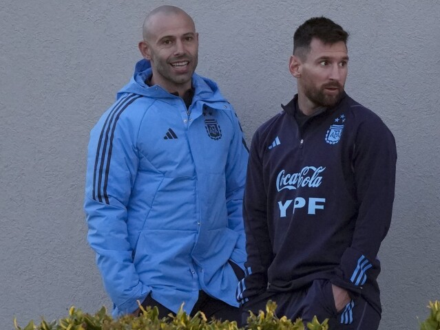 Lionel Messi a Javier Mascherano