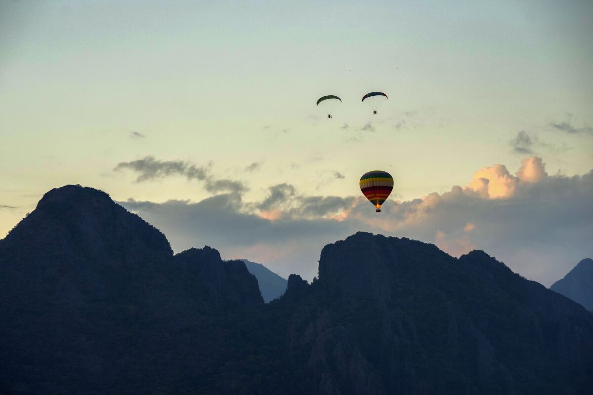 Laos, balóny