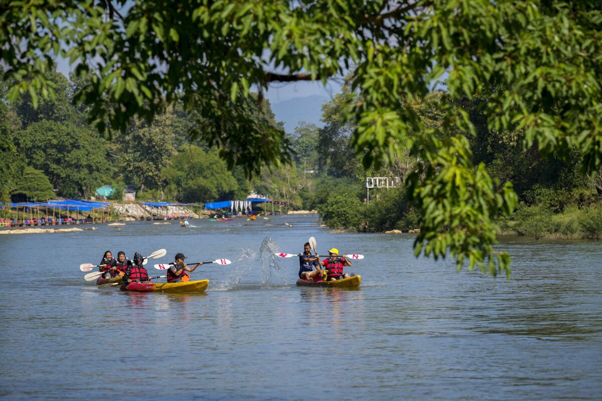 Laos, turisti, lode