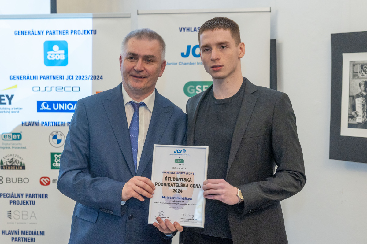 Matúš Koleják, Marián Leško, Študentská podnikateľská cena 2024