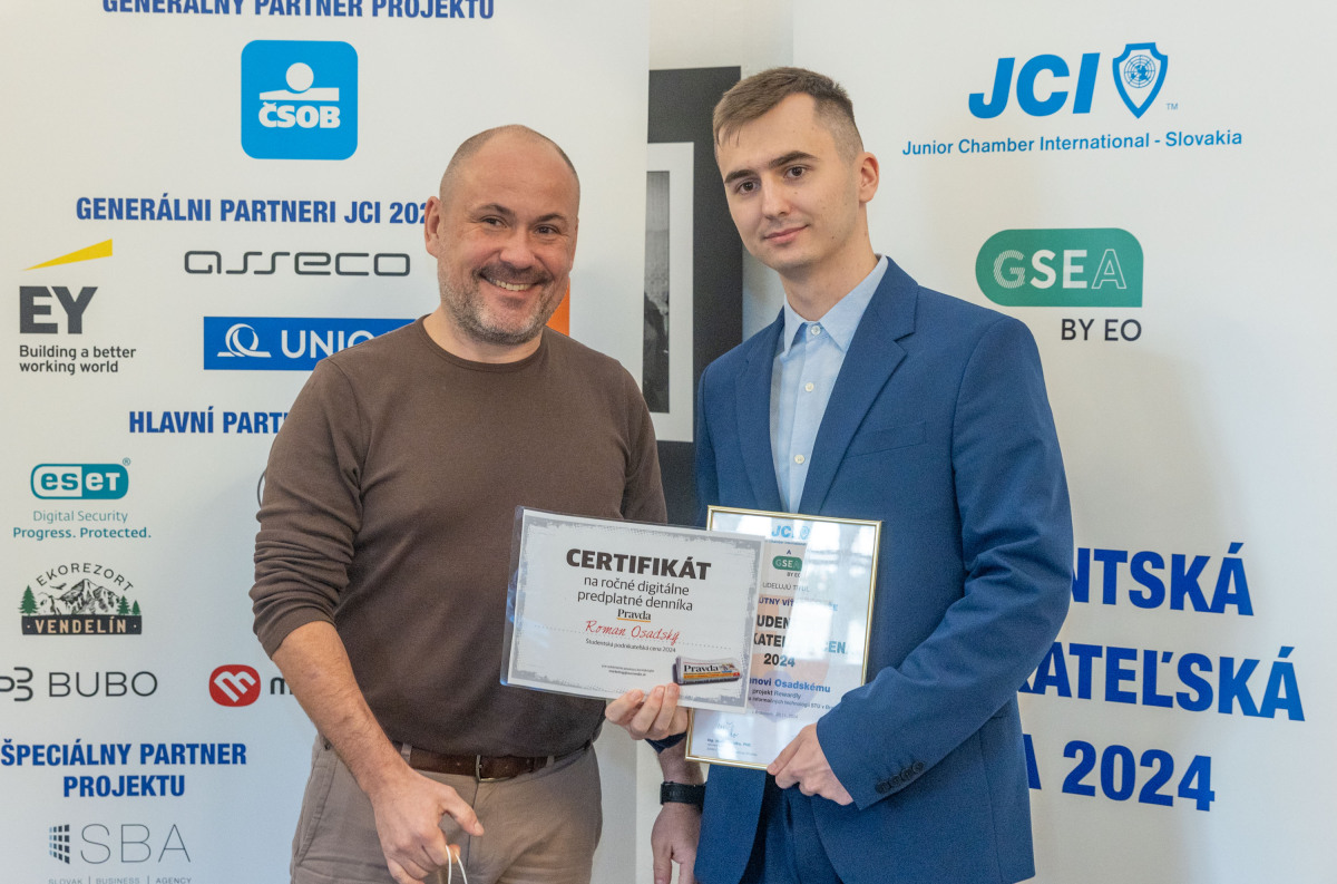 Roman Osadský, Ľuboš Kamenistý, Študentská podnikateľská cena 2024