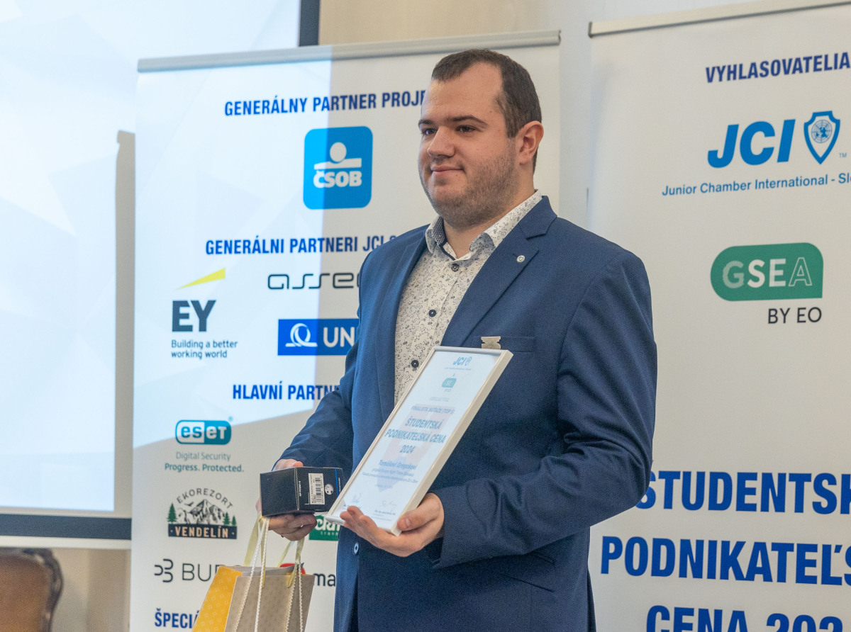 Tomáš Greguš, Študentská podnikateľská cena 2024