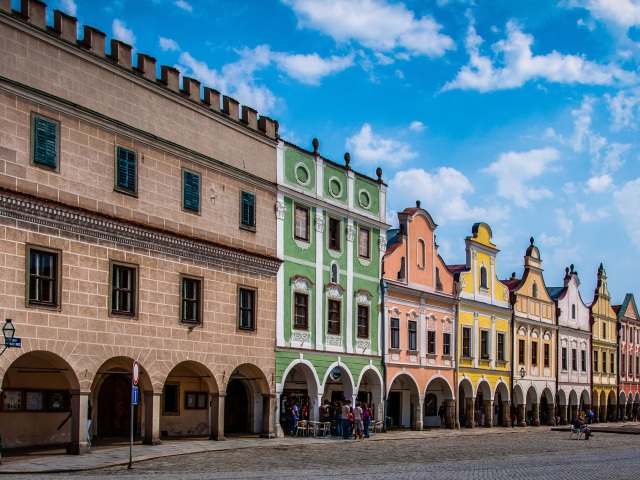 Telč, mesto, Česko, Česká republika