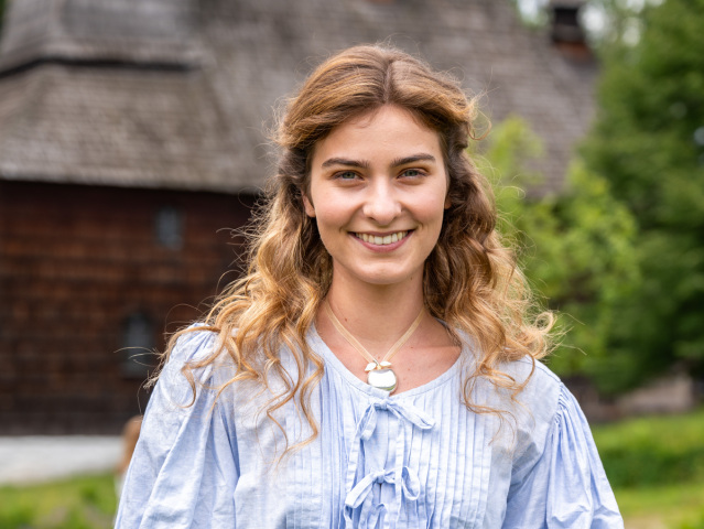 Viktória Jurištová v rozprávke Čarovné jablko.