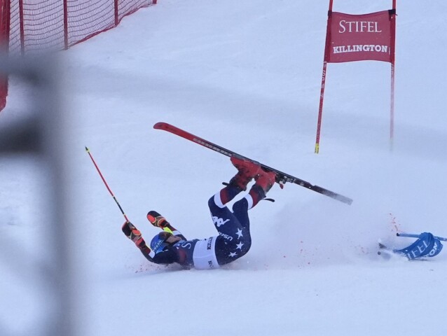 Pád Mikaely Shiffrinovej v Killingtone