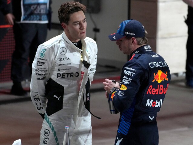 George Russel, Max Verstappen