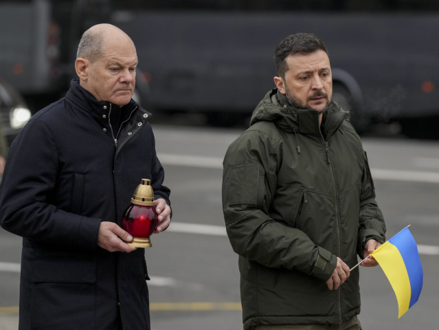 Volodymyr Zelenskyj, Olaf Scholz, Ukrajina, vojna na Ukrajine, Nemecko