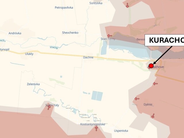Kurachove, situácia k 4. decembru 2024
