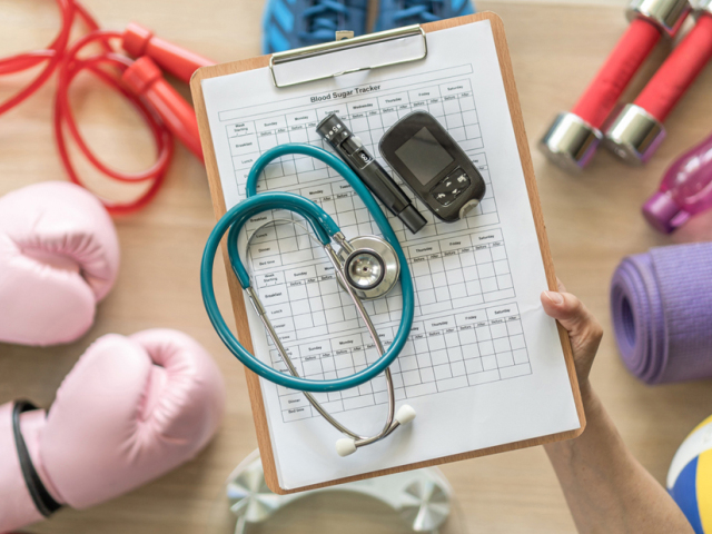 cukrovka, diabetes, glukometer, stetoskop