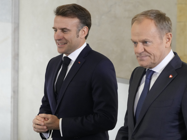 Emmanuel Macron a Donald Tusk