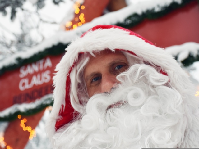 Santa Claus, Rovaniemi, Laponsko, Fínsko, Vianoce