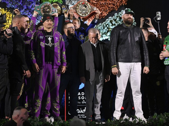 Tyson Fury a Oleksandr Usyk