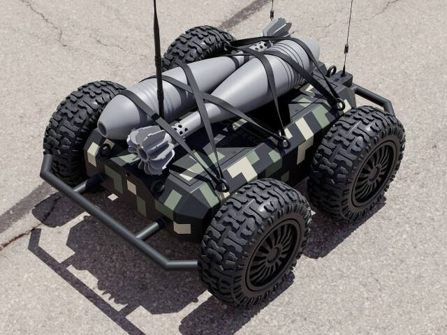 Unmanned Ground Vehicle Ratel S