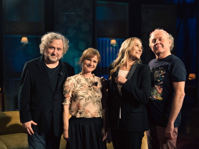 Výborná šou, Lucie Výborná, Jaroslav Dušek, Jan Hřebejk, Kristýna Badinková Nováková foto ct jaroslav fikota
